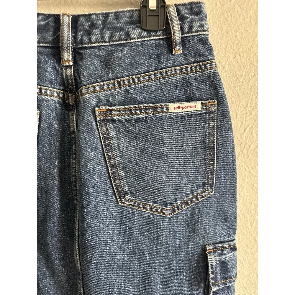Self Portrait Denim Skirt‎